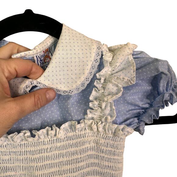 Vintage Nanas Pet Prairie Peasant Floral Dress Girls from Jc pennys - Picture 8 of 10